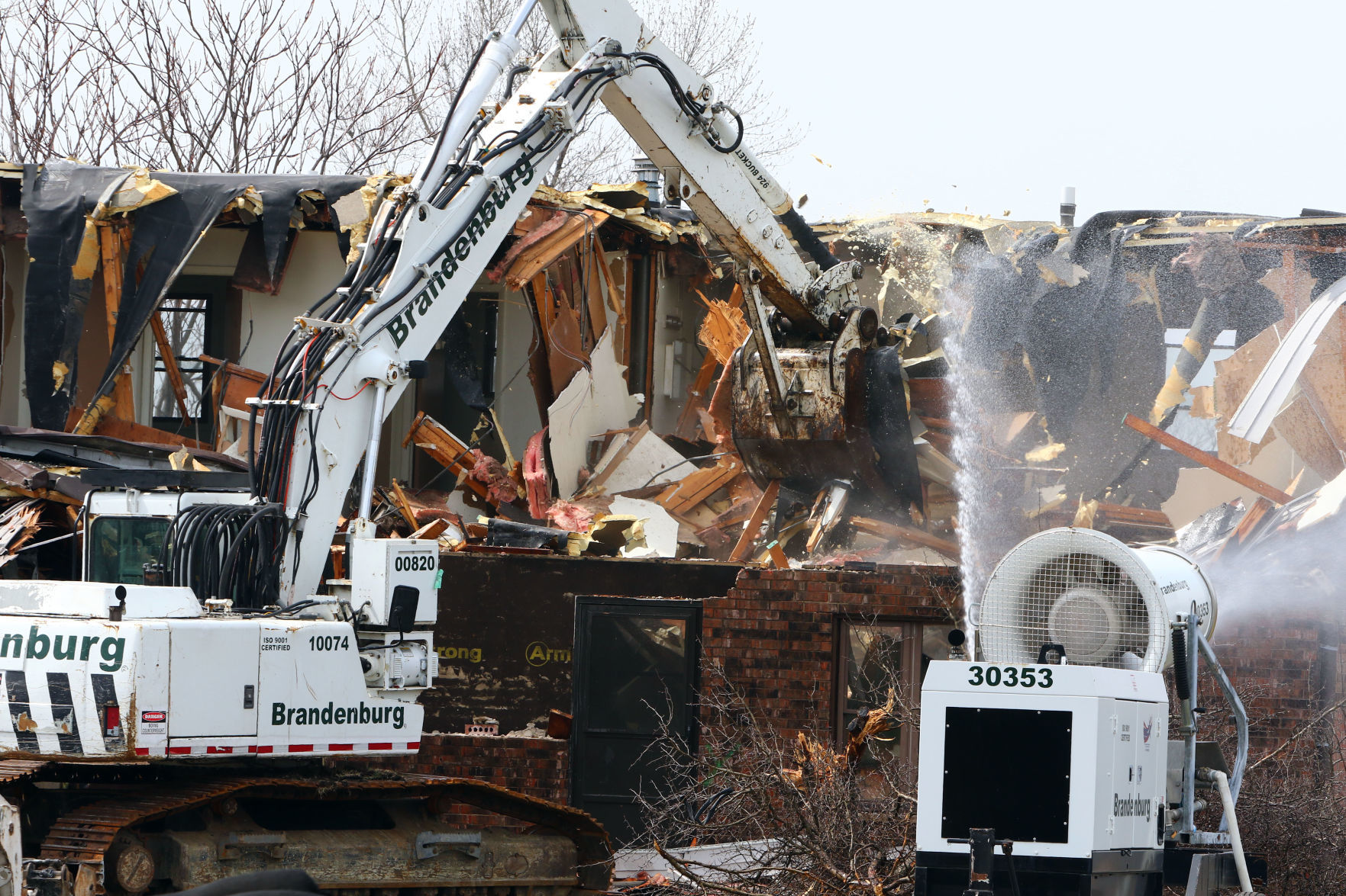 Gallery: Demolition begins on West Calumet Housing Complex
